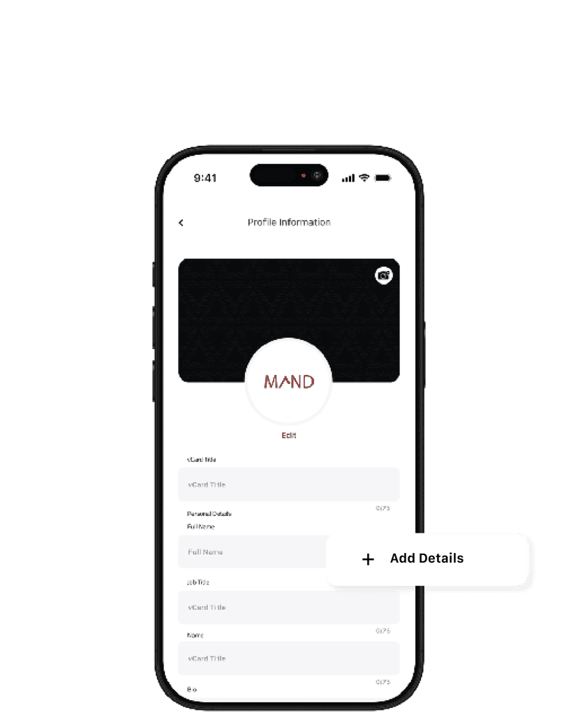 Add Your Professional Details