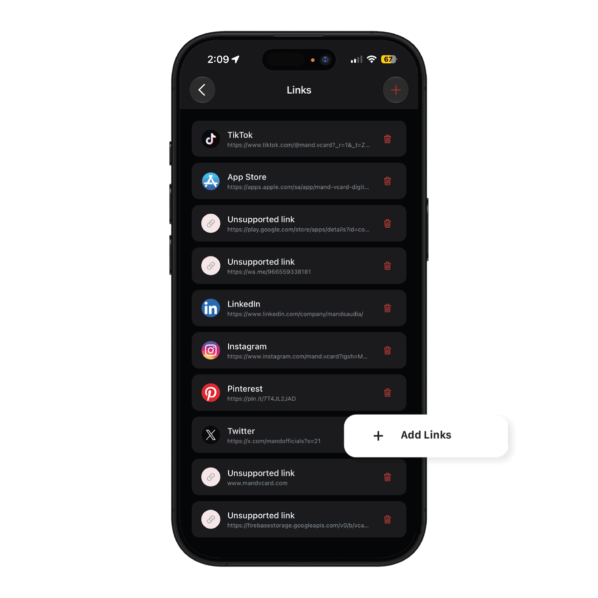 Add Links