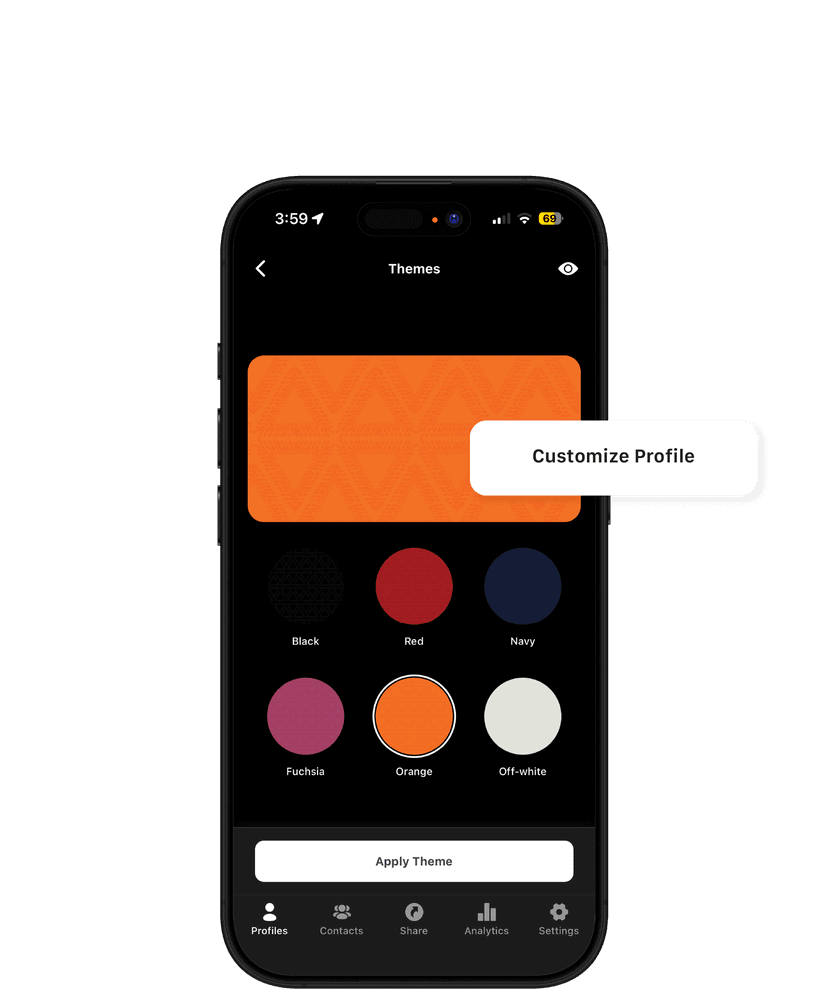 Customize Your Profile